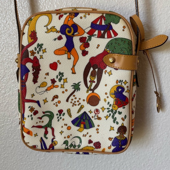 Piero Guidi Magic Circus White Crossbody Bag - Picture 3 of 12